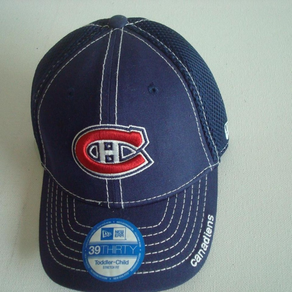MONTREAL CANADIENS YOUTH KIDS NEW ERA HAT CAP VINTAGE 00S‎ Y2K M1